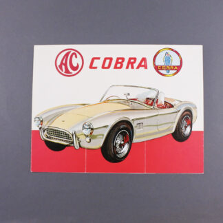 AC Cobra Sales Brochure 1965 Mk1 4.7L Ford V8