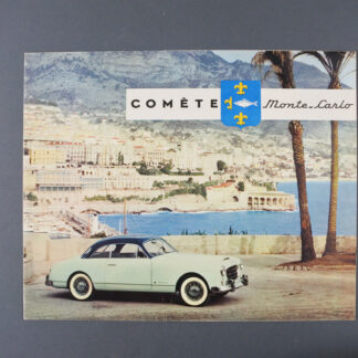 Ford Comète Monte-Carlo 1954 sales brochure