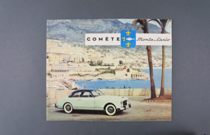 Ford Comète Monte-Carlo 1954 sales brochure