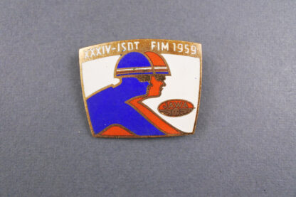 ISDT/JAWA 1959 Souvenir Badge.