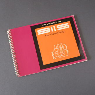 Porche 911 S Owners Manual 1971