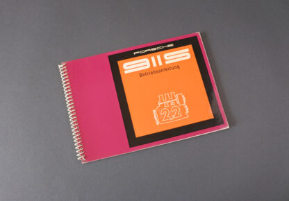 Porche 911 S Owners Manual 1971