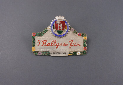 San Remo Rally 1965 Badge.