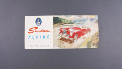 Sunbeam Alpine MK II A 1953 sales brochure