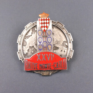 Rally Monte Carlo 1956 Original Badge.